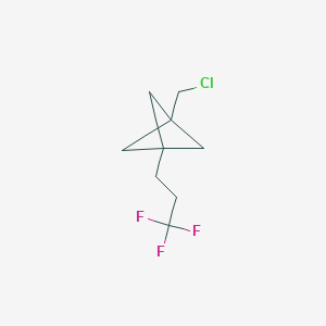 1-(Chloromethyl)-3-(3,3,3-trifluoropropyl)bicyclo[1.1.1]pentane