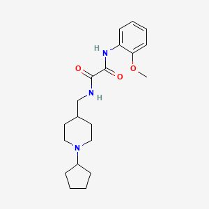 N1-((1-cyclopentylpiperidin-4-yl)methyl)-N2-(2-methoxyphenyl)oxalamide