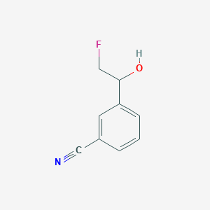 3-(2-Fluoro-1-hydroxyethyl)benzonitrile