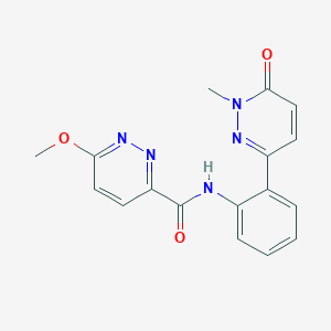 6-methoxy-N-(2-(1-methyl-6-oxo-1,6-dihydropyridazin-3-yl)phenyl)pyridazine-3-carboxamide