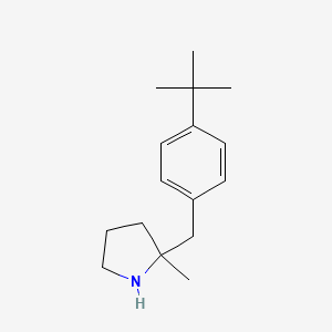 2-[(4-Tert-butylphenyl)methyl]-2-methylpyrrolidine