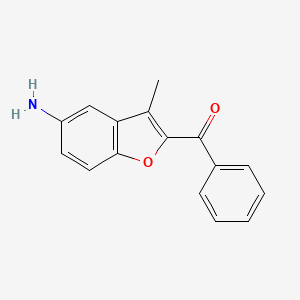 (5-Amino-3-methylbenzofuran-2-yl)(phenyl)methanone