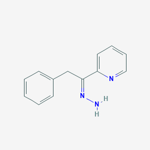 2-(2-Phenylethanehydrazonoyl)pyridine