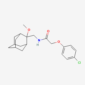 2-(4-chlorophenoxy)-N-(((1R,3S,5r,7r)-2-methoxyadamantan-2-yl)methyl)acetamide