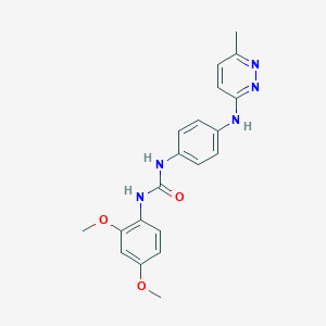 1-(2,4-Dimethoxyphenyl)-3-(4-((6-methylpyridazin-3-yl)amino)phenyl)urea