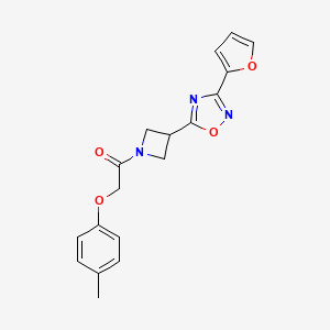 1-(3-(3-(Furan-2-yl)-1,2,4-oxadiazol-5-yl)azetidin-1-yl)-2-(p-tolyloxy)ethanone