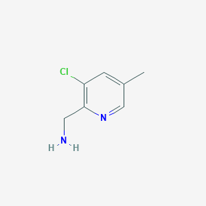 (3-Chloro-5-methylpyridin-2-YL)methanamine