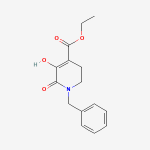 Ethyl 1-benzyl-5-hydroxy-6-oxo-1,2,3,6-tetrahydro-4-pyridinecarboxylate