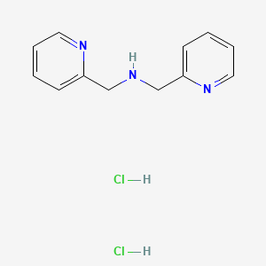 molecular formula C12H15Cl2N3 B2457892 Bis(pyridin-2-ylmethyl)amine dihydrochloride CAS No. 2007916-80-3