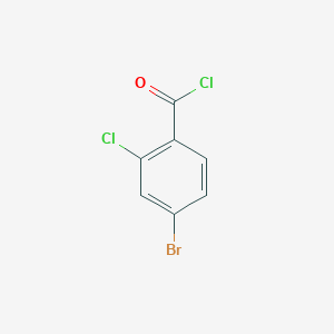 molecular formula C7H3BrCl2O B2457893 4-Bromo-2-chlorobenzoyl chloride CAS No. 21900-55-0