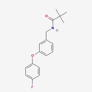 molecular formula C18H20FNO2 B2457939 N-(3-(4-fluorophenoxy)benzyl)pivalamide CAS No. 1206996-29-3