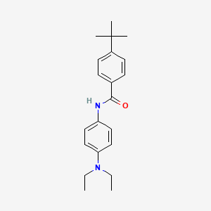 4-tert-butyl-N-[4-(diethylamino)phenyl]benzamide
