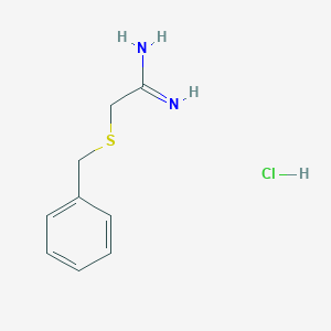 2-(Benzylsulfanyl)ethanimidamide hydrochloride