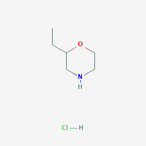 B2457970 2-Ethylmorpholine hydrochloride CAS No. 1221722-35-5