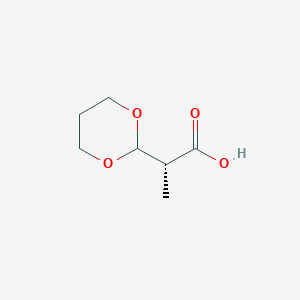 (2R)-2-(1,3-Dioxan-2-yl)propanoic acid
