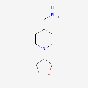 [1-(Oxolan-3-yl)piperidin-4-yl]methanamine