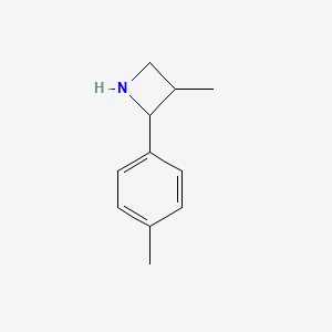 molecular formula C11H15N B2457985 3-Methyl-2-(4-methylphenyl)azetidine CAS No. 1516416-81-1
