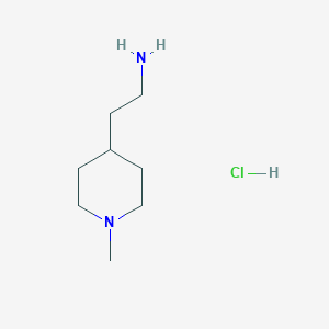 B2458012 2-(1-Methyl-4-piperidyl)ethanamine Hydrochloride CAS No. 1158563-69-9; 20845-38-9