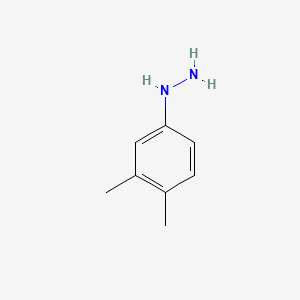 molecular formula C8H12N2 B2458045 (3,4-Dimethylphenyl)hydrazine CAS No. 13636-53-8; 60481-51-8