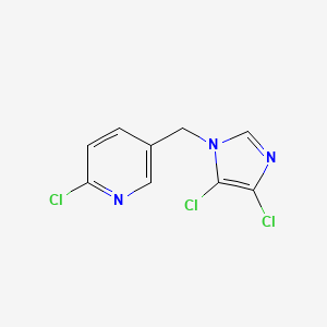 2-chloro-5-[(4,5-dichloro-1H-imidazol-1-yl)methyl]pyridine