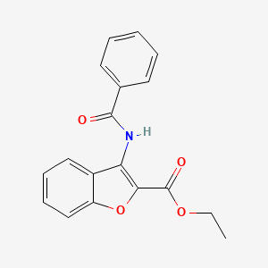 Ethyl 3-benzamido-1-benzofuran-2-carboxylate