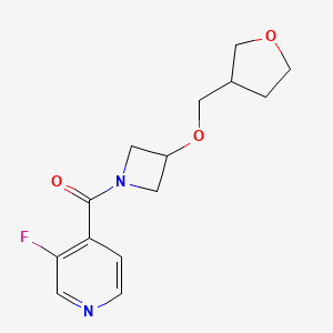 (3-Fluoropyridin-4-yl)(3-((tetrahydrofuran-3-yl)methoxy)azetidin-1-yl)methanone