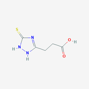 3-(3-mercapto-1H-1,2,4-triazol-5-yl)propanoic acid