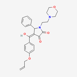 4-(4-(allyloxy)benzoyl)-3-hydroxy-1-(2-morpholinoethyl)-5-phenyl-1H-pyrrol-2(5H)-one