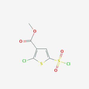 Methyl 2-chloro-5-chlorosulfonylthiophene-3-carboxylate