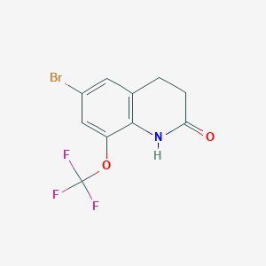 6-Bromo-8-(trifluoromethoxy)-3,4-dihydroquinolin-2(1H)-one