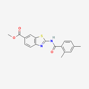 Methyl 2-(2,4-dimethylbenzamido)benzo[d]thiazole-6-carboxylate