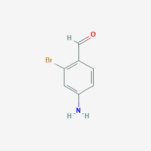 molecular formula C7H6BrNO B2458091 4-Amino-2-bromobenzaldehyde CAS No. 655248-57-0