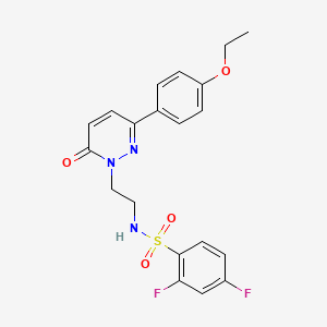 N-(2-(3-(4-ethoxyphenyl)-6-oxopyridazin-1(6H)-yl)ethyl)-2,4-difluorobenzenesulfonamide