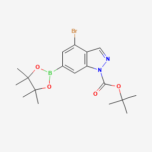 1-BOC-4-Bromoindazole-6-boronic acid pinacol ester
