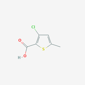 molecular formula C6H5ClO2S B2458111 3-Chloro-5-methylthiophene-2-carboxylic acid CAS No. 229343-22-0