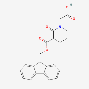 2-(3-(((9h-Fluoren-9-yl)methoxy)carbonyl)-2-oxopiperidin-1-yl)acetic acid