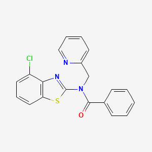 N-(4-chlorobenzo[d]thiazol-2-yl)-N-(pyridin-2-ylmethyl)benzamide