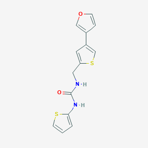 1-[[4-(Furan-3-yl)thiophen-2-yl]methyl]-3-thiophen-2-ylurea