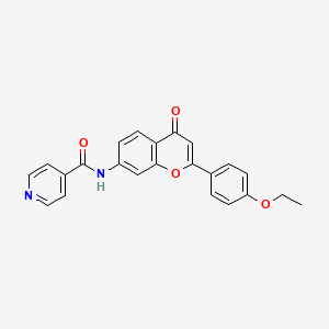 N-(2-(4-ethoxyphenyl)-4-oxo-4H-chromen-7-yl)isonicotinamide
