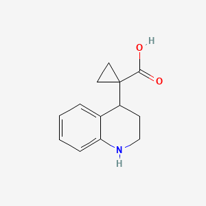 1-(1,2,3,4-Tetrahydroquinolin-4-yl)cyclopropane-1-carboxylic acid