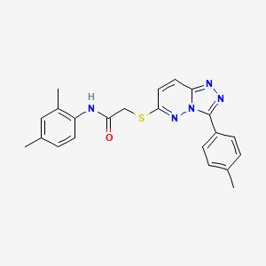 N-(2,4-dimethylphenyl)-2-((3-(p-tolyl)-[1,2,4]triazolo[4,3-b]pyridazin-6-yl)thio)acetamide