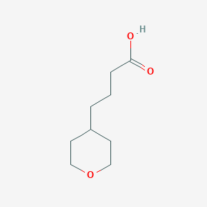 molecular formula C9H16O3 B2458179 4-(Oxan-4-yl)butanoic acid CAS No. 1011803-87-4