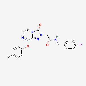 N-(4-fluorobenzyl)-2-(3-oxo-8-(p-tolyloxy)-[1,2,4]triazolo[4,3-a]pyrazin-2(3H)-yl)acetamide