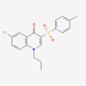 6-chloro-1-propyl-3-tosylquinolin-4(1H)-one