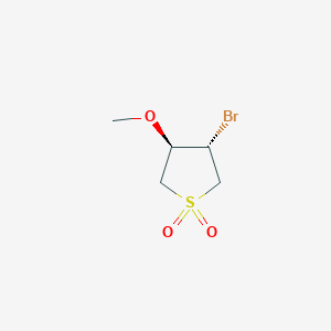 (3S,4R)-3-Bromo-4-methoxythiolane 1,1-dioxide