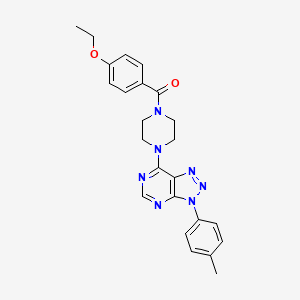 (4-ethoxyphenyl)(4-(3-(p-tolyl)-3H-[1,2,3]triazolo[4,5-d]pyrimidin-7-yl)piperazin-1-yl)methanone