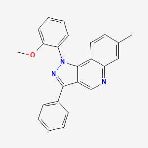 1-(2-methoxyphenyl)-7-methyl-3-phenyl-1H-pyrazolo[4,3-c]quinoline