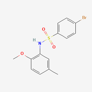 4-bromo-N-(2-methoxy-5-methylphenyl)benzenesulfonamide