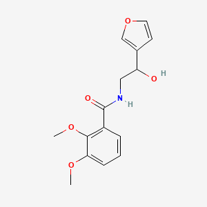 molecular formula C15H17NO5 B2458354 N-[2-(furan-3-yl)-2-hydroxyethyl]-2,3-dimethoxybenzamide CAS No. 1396683-35-4