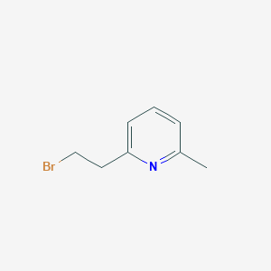 molecular formula C8H10BrN B2458364 2-(2-Bromoethyl)-6-methylpyridine CAS No. 856834-88-3